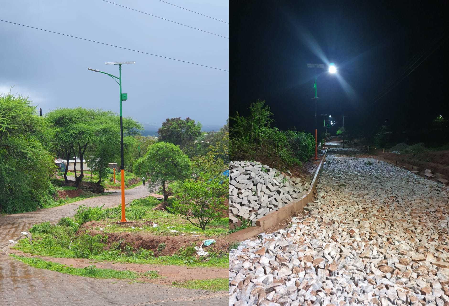 8m60w Solar Street Light Di Kenya